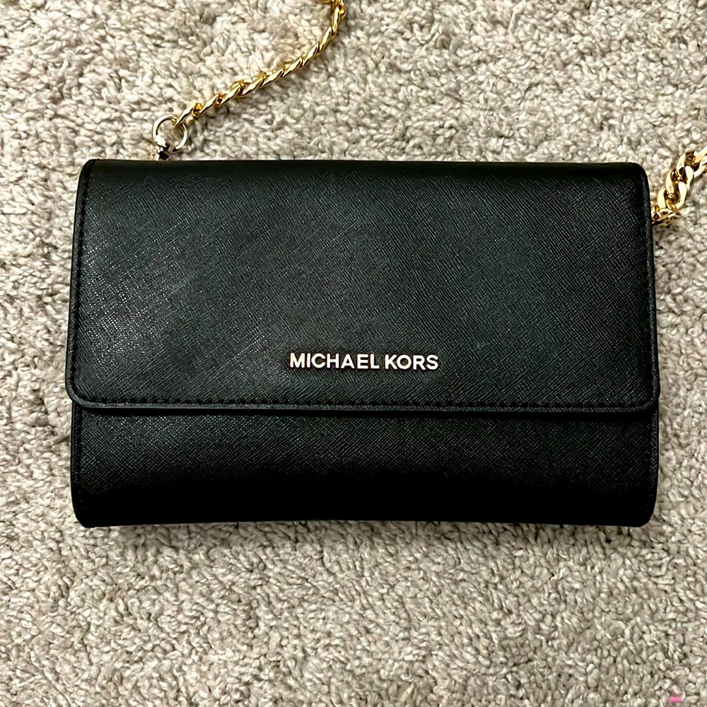 Michael Kors black jetset crossbody